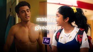 Massive giveaway 6k on tiktok (presets, overlays, colorings, project files) After Effects