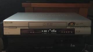 Panasonic NV-FJ630B Nicam stereo vcr super drive ff and rew test.