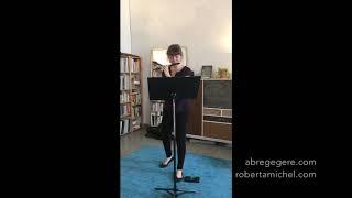 André Brégégère - Sept caprices pour flute seule (Roberta Michel, flute)