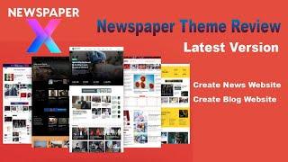 Best Newspaper WordPress Theme Review | Newspaper X WP Theme By tagDiv