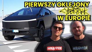 Pierwsza oklejona w Europie TESLA CYBERTRUCK !