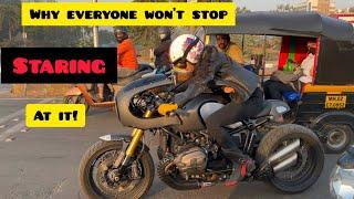 India's ONLY Custom BMW RNineT  by Rajputana Customs!