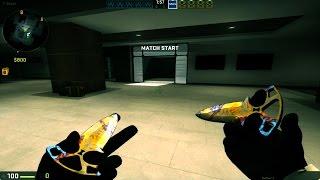 StatTrak™ Shadow Daggers | Case Hardened Factory New - CS:GO Skin Showcase