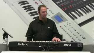 Roland BK-3 NAMM 2013 Booth Demo