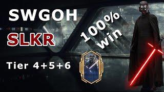 SWGOH - SLKR - Tier 4-6 - Easy Guide -100% win - deutsch - Beschreibung bitte lesen ⤵️⤵️⤵️