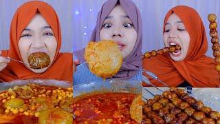 Zahrah Ateerah Mukbang Bakso Baso Aci Bakso Beranak | Kompilasi Mukbang Asmr Kulineran