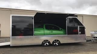 Rayeli Heavy Duty Enclosed Trailer | Lowering