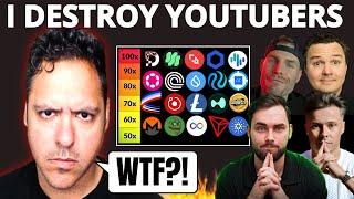 Crypto Expert DESTROYS Top Crypto YouTuber's Picks! Only THESE will 100x!