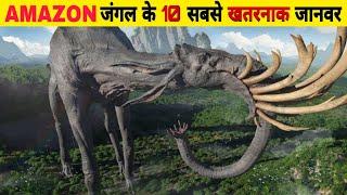 अमेज़न जंगल के 10 सबसे खतरनाक जानवर | 10 dangerous animals of Amazon jungle.