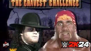 The Gravest Challenge | Hulk Hogan Vs The Undertaker | 4 * Match | Survivor Series 91 #wwe #wwe2k24