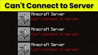 Minecraft - Can't Connect To Server  - 2022  - Fix