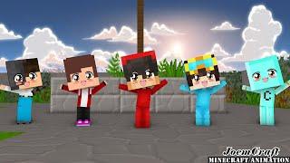 CASH, NICO, MAIZEN, CRAFTEE AND BIONIC | CHICKEN WINBGS MEME | HERO TONIGHT - Minecraft Animation