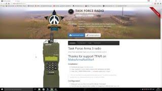 Arma 3 Task Force Radio Installation Guide