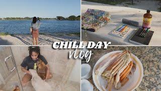 Vlog | Journaling + Bathing Pets + Cooking Crabs 