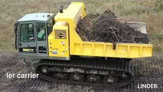 Terramac RT14R Crawler Carriers from Linder are Outstanding on Wet Job Sites for Barfield Grading