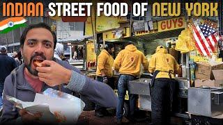 Indian Street Food in New York, USA 