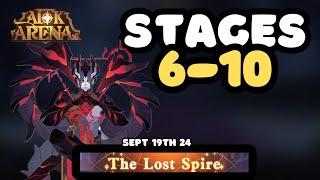 AFK ARENA - THE LOST SPIRE - STAGES 6-10