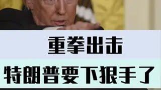 特朗普要下狠手了 个人观点 经验分享 主打的就是一个真实 观点分享 价值观