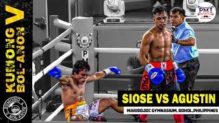 ANG BILIS NATAPOS!!! 40 SECONDS KNOCKOUT!!! RJ Siose vs Carlos Agustin | Kumong Bol-anon 5