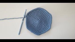 How To Crochet A Circle -  Absolute Beginner  - Step By Step