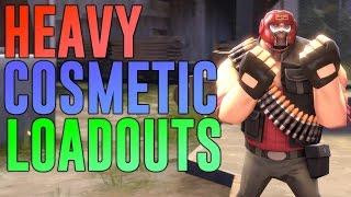 [TF2] TOP 5 HEAVY COSMETIC LOADOUTS!