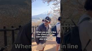 Waited 2 HOURS for THIS View of Mt. Fuji… Was It Worth It?  #shorts #travel #fyp