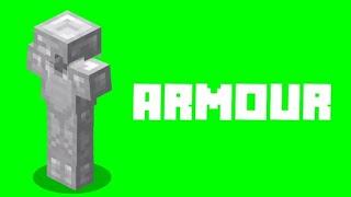 Minecraft Iron Armour green screen ⭐