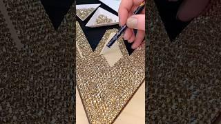 The Secret is Serinity Crystals  #rhinestones #crystals #fyp #embellishment #gold