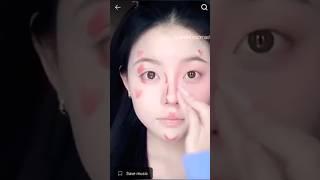 viral korean Makeup Hack #shorts #youtubeshorts #diy #hack #fyp #shortsviral#viwes