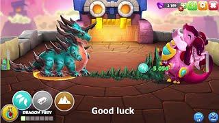 Hatched Primal Magnus Horn Dragon-Dragon Mania Legends | 8650 Score in Sunset Cake event | DML