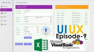 VBA UI UX-9: Design a custom table with scroll bar in Excel Userform, read or write data to it