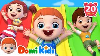 Let's Go To The Playground! | Sing Along Domi Kids | Domi Kids Nursery Rhymes & Kids Songs