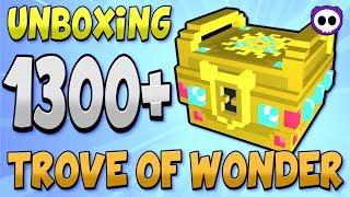 UNBOXING OVER 1300 TROVE OF WONDER (ToW) BOXES IN TROVE! WILL WE GET GANDA!?