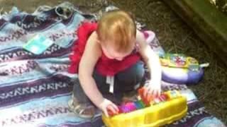 Eva playing her piano