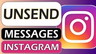 How to Unsend Messages on Instagram