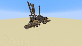 dual revolver cannon in minecraft create big cannons