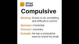  Learn a word a day. Speak smart and sharp!