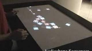 AudioTouch Multitouch Audio Table - Early Development Prototype