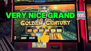 (VERY NICE GRAND ) GOLDEN CENTURY SLOT MACHINE!! #slots #casino #slotmachine #jackpot