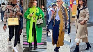 MILAN STYLISH FASHION OCTOBER 2024 | WHAT IS IN TREND IN ITALIAN STREET STYLE | ITALIAN FALL OUTFITS