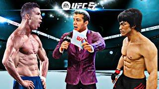  Bruce Lee vs Cristiano Ronaldo ️ | Speed vs Skill | Epic Fantasy Battle  (EA SPORTS UFC 5)