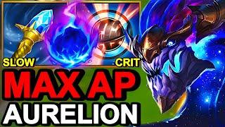 Wild Rift China Aurelion Sol Mid - 19KILL Late Game Broken OP - FULL AP Aurelion Sol Build Runes