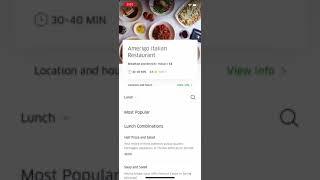 UI Study Series | Menu | Uber Eats