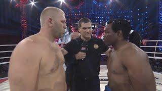 Sergey Kharitonov gegen Sokoudjou! EIN PUNCH KO! Russische Armeeelite gegen afrikanische Attentäter!