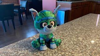 Paw Patrol The Mighty Movie Rocky plush toy review