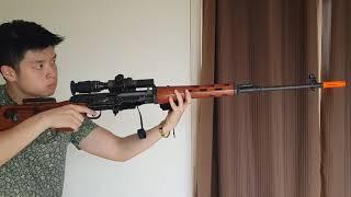 Airsoft Dragunov SVD Aimtop Real wood GBBR