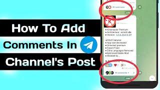 How To Add Telegram Channel Comment on Posts / Telegram post comment enable