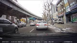 루카스(LUKAS)블랙박스 LK-7950 WD 주간 전방 영상_Dash cam Day Front