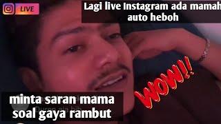 LIVE INSTAGRAM ‼️ TERBARU//ada mamah langsung heboh semua//habib zaidan nyanyi buat mama