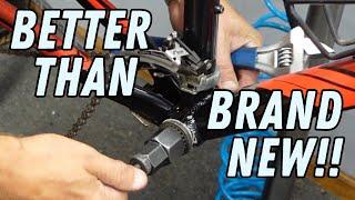 DO THIS! to make your BICYCLE BETTER than BRAND NEW! Thorough and complete bike tuneup service!